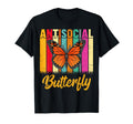 Antisocial Butterfly Monarch Butterfly T-Shirt - Custom Art Print Men Women - T-Shirt, Sweatshirt, Hoodie