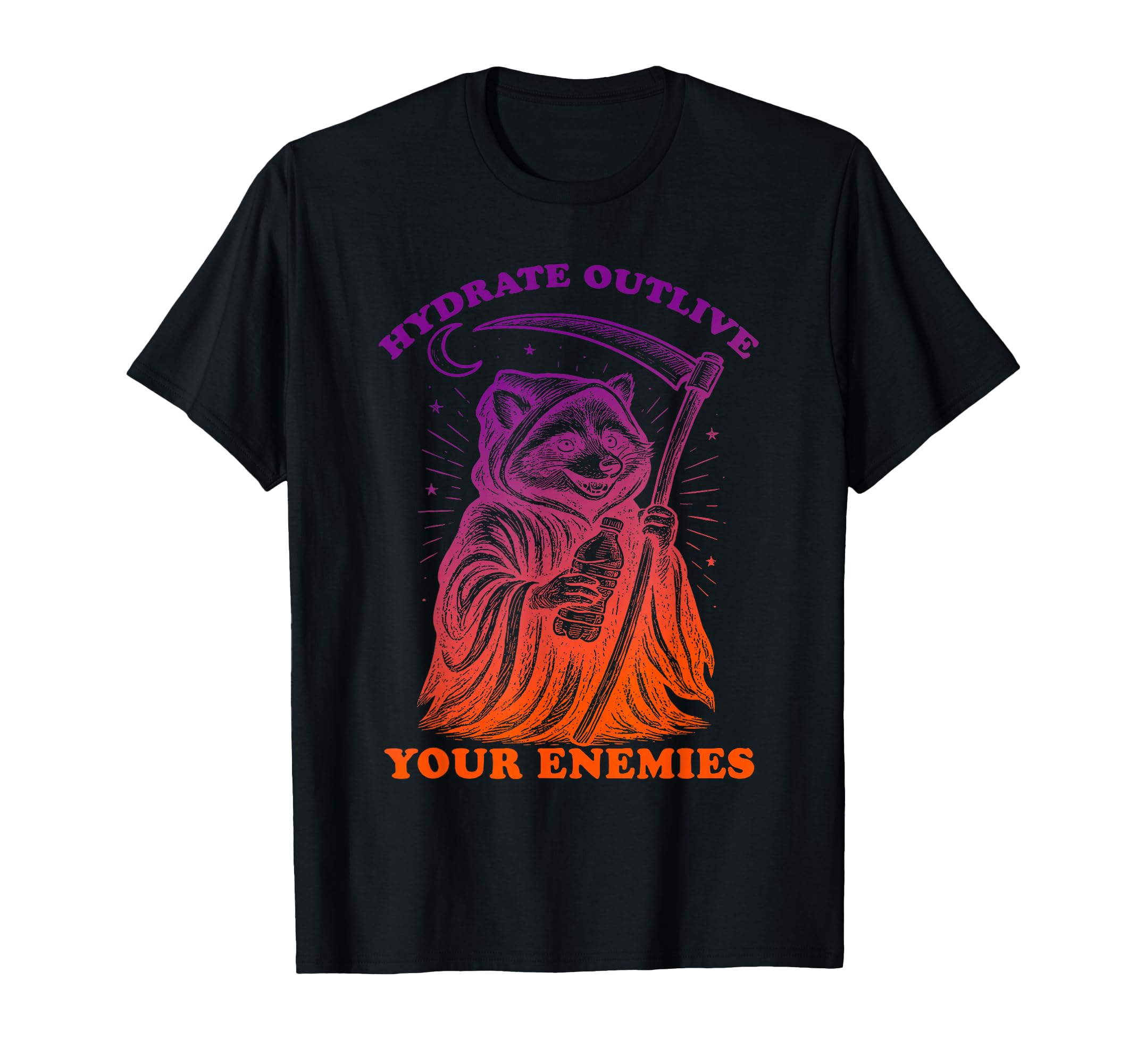 Hydrate Enemies Motivational T-Shirt - Casual Everyday Wear for Adults - T-Shirt, Sweatshirt, Hoodie