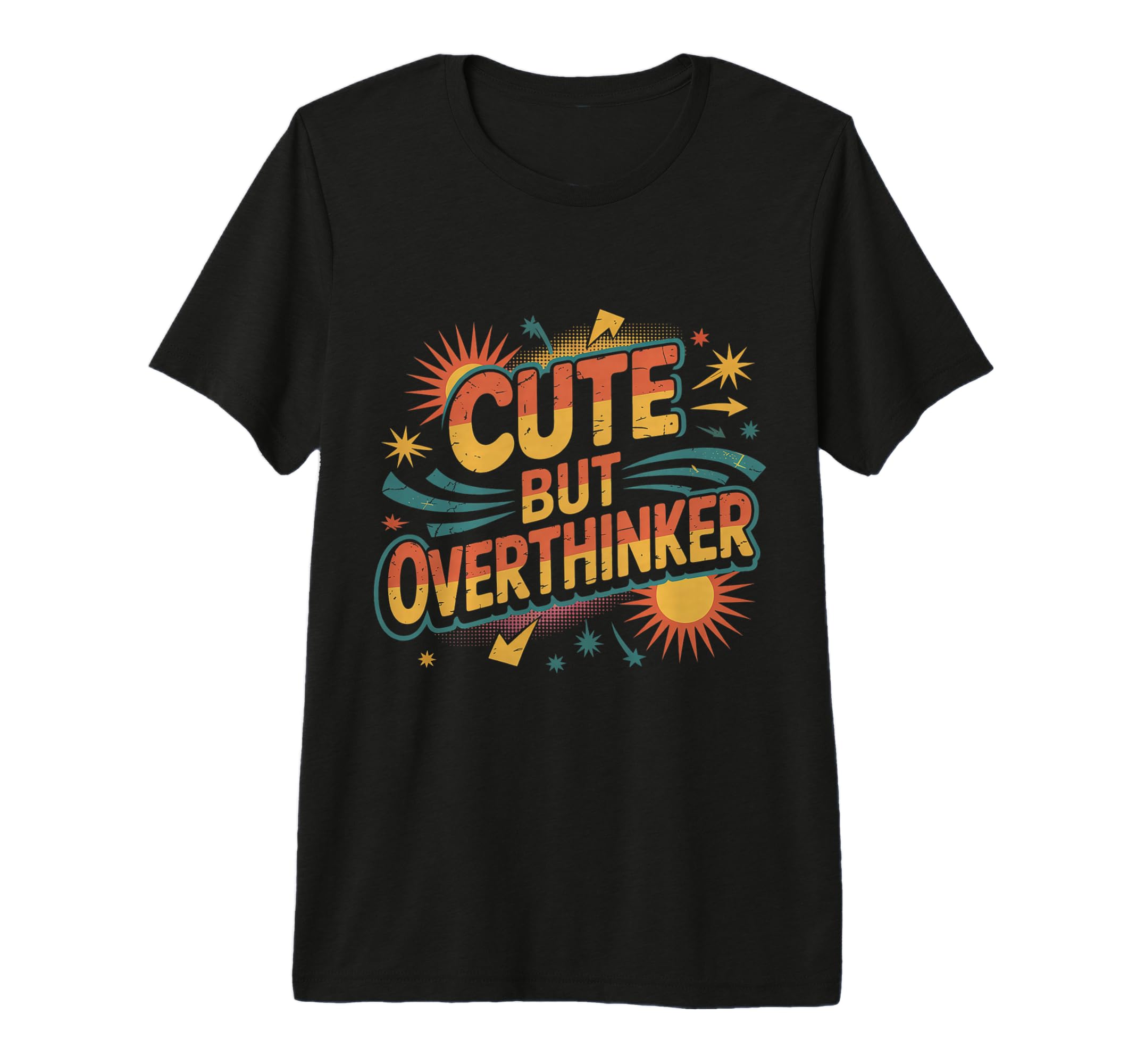 But Overthinker Tri Blend T-Shirt - Trendy Graphic for Adults - T-Shirt, Sweatshirt, Hoodie