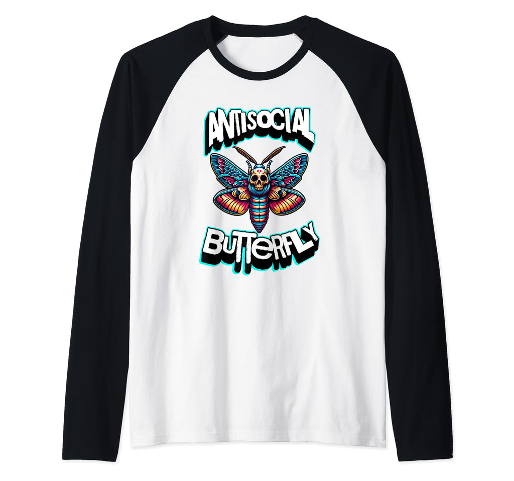 Antisocial Butterfly Funny Death T-Shirt - Custom Art Print for Adults - T-Shirt, Sweatshirt, Hoodie