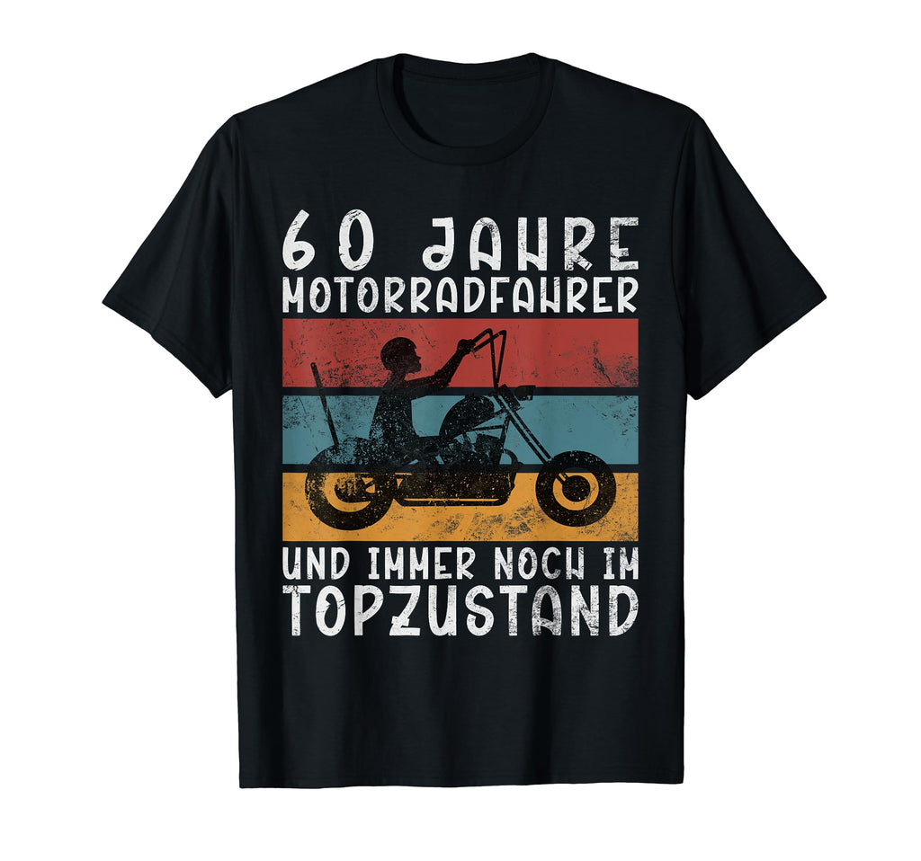 60 Years Biker 1964 Motorcyclist T-Shirt - Casual Everyday Wear Men Women - T-Shirt, Sweatshirt, Hoodie