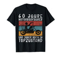 60 Years Biker 1964 Motorcyclist T-Shirt - Casual Everyday Wear Men Women - T-Shirt, Sweatshirt, Hoodie