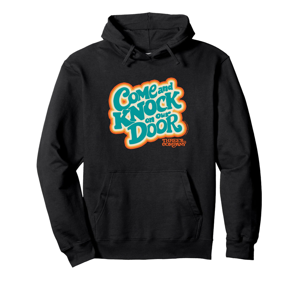 Threes Company Come And Knock Our Hoodie - Aesthetic Graphic for Adults - T-Shirt, Sweatshirt, Hoodie