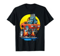 Muscle Car Hotrod Funny Car Cartoon T-Shirt - Minimalist Print for Adults - T-Shirt, Sweatshirt, Hoodie