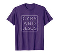 Cars And Jesus Minimal Hot Rod T-Shirt - Fun Novelty Design for Adults - T-Shirt, Sweatshirt, Hoodie