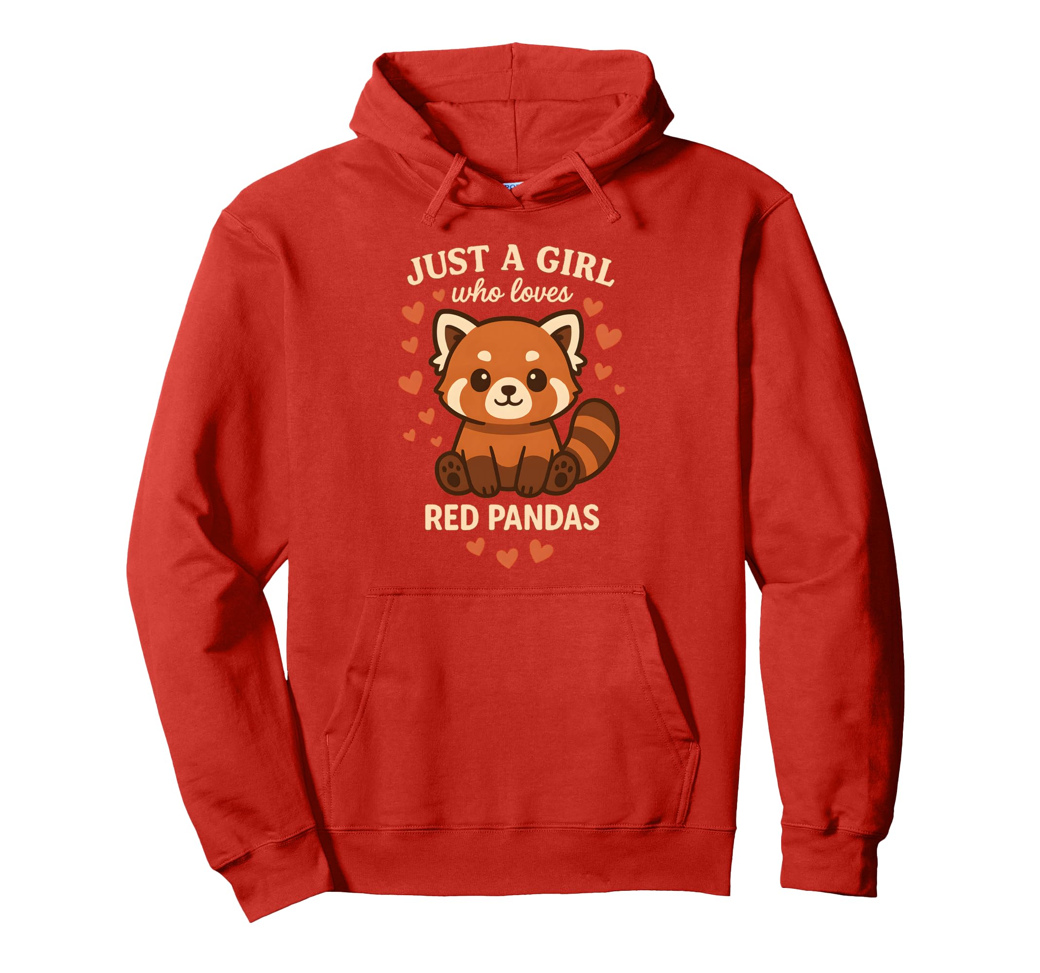 Just Who Loves Red Pandas Hoodie - Novelty Apparel Men Women - T-Shirt, Sweatshirt, Hoodie
