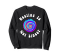 Healing Is Not Linear Mental Health Sweatshirt - Trendy Graphic for Adults - T-Shirt, Sweatshirt, Hoodie