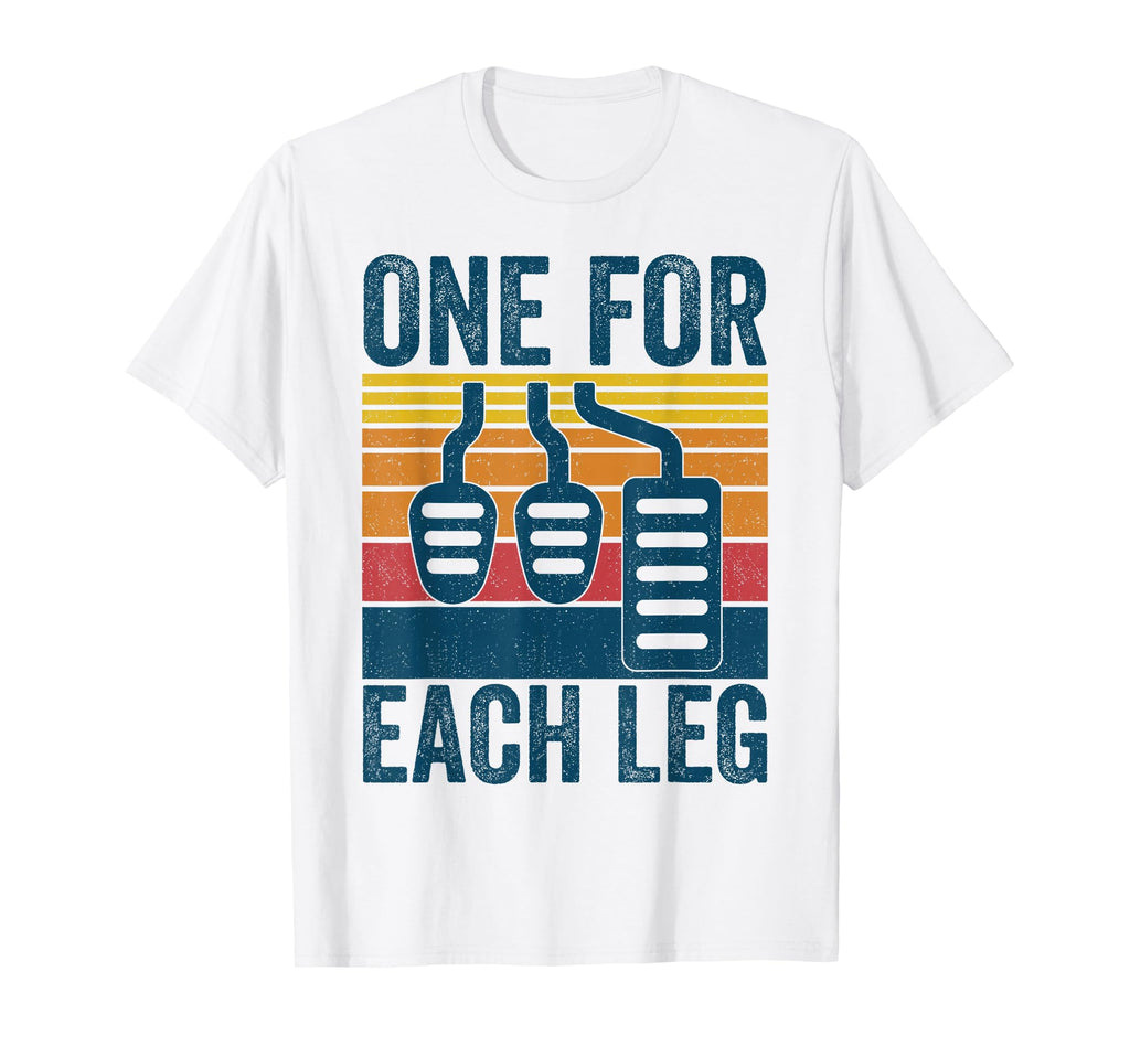 Racing Three Pedals One Each Leg Manual T-Shirt - Unique Graphic Men Women - T-Shirt, Sweatshirt, Hoodie