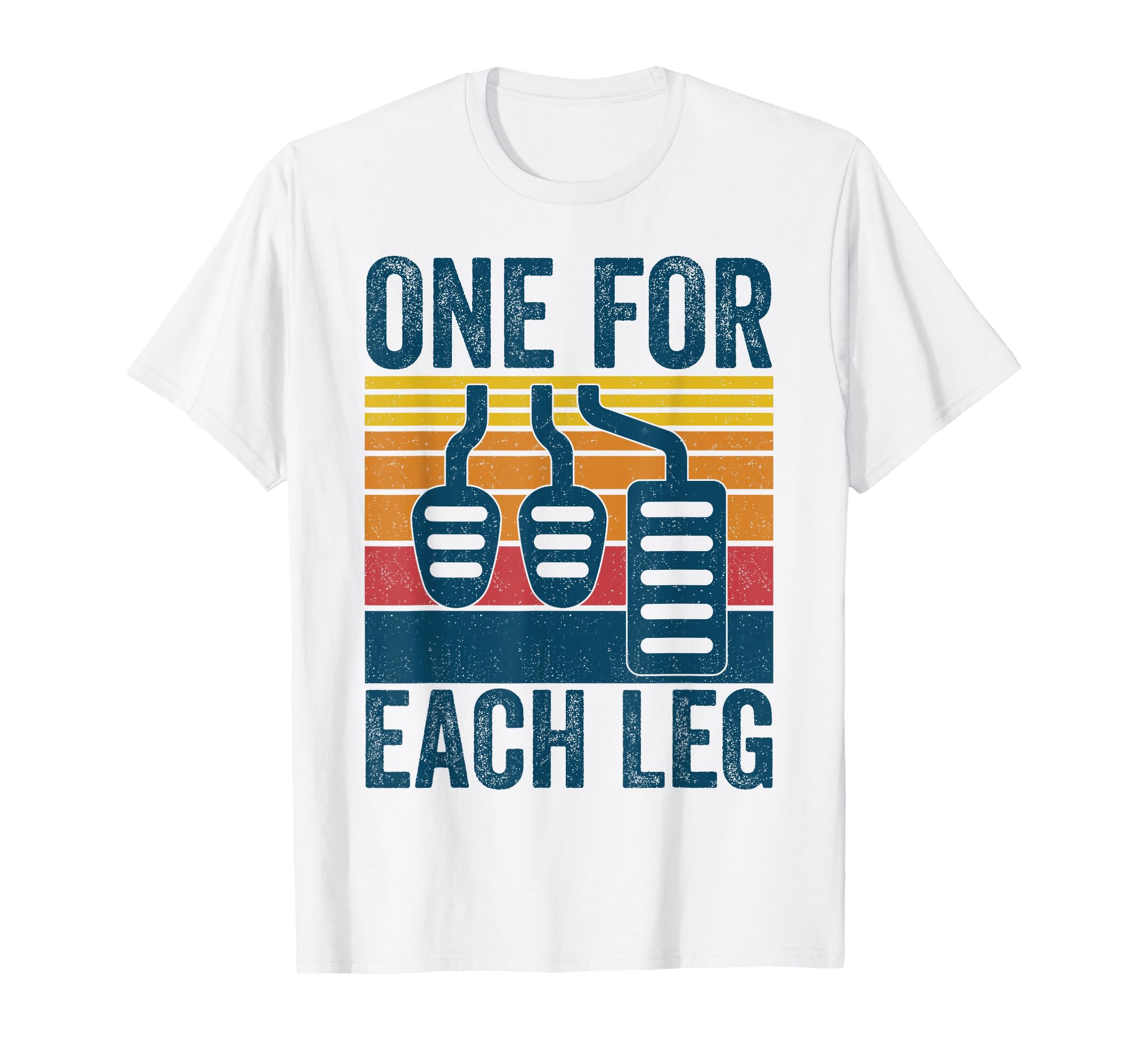 Racing Three Pedals One Each Leg Manual T-Shirt - Unique Graphic Men Women - T-Shirt, Sweatshirt, Hoodie