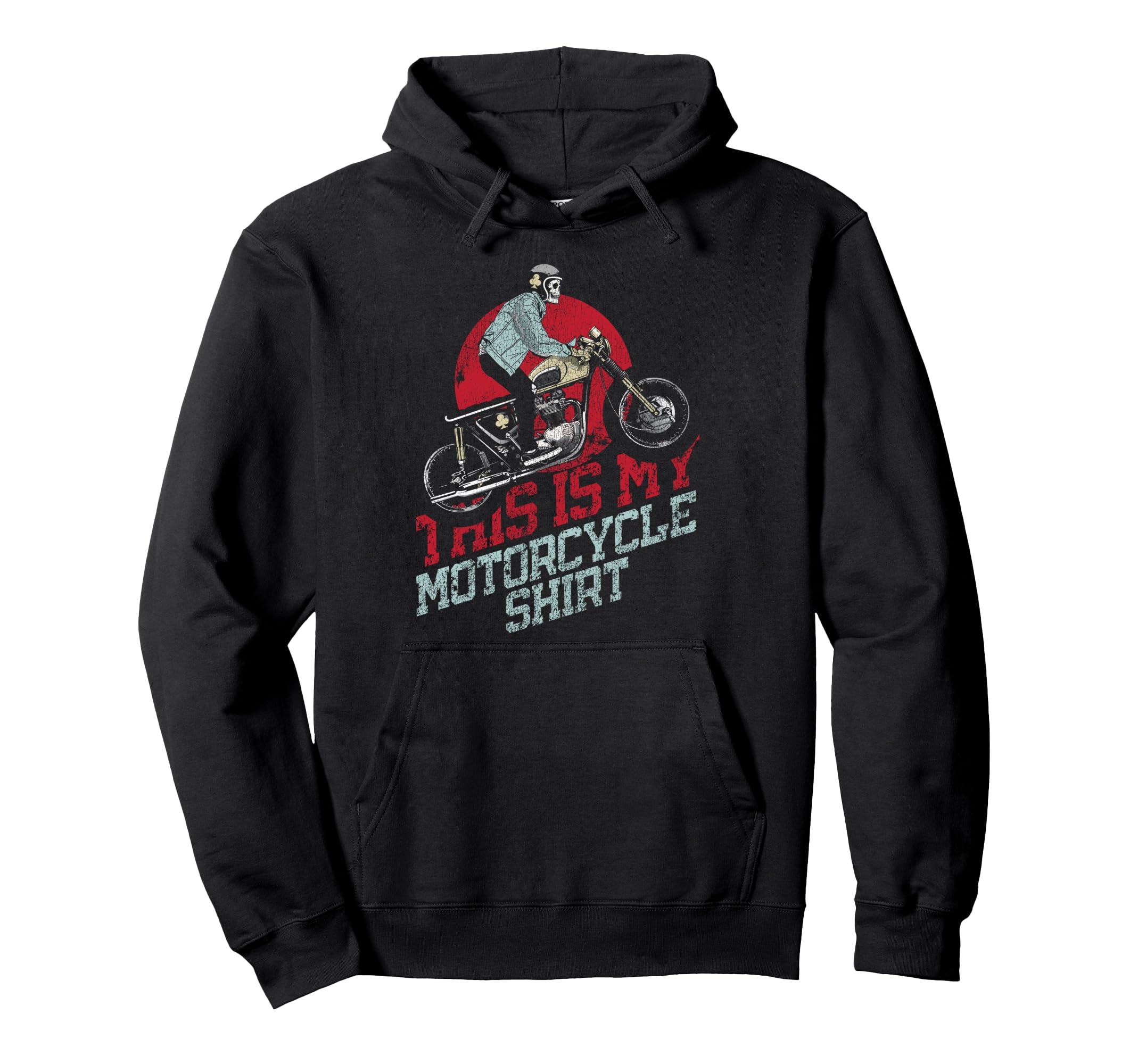 Motorcycle Biker This Is My Motorcycle Hoodie - Graphic Print Unisex - T-Shirt, Sweatshirt, Hoodie