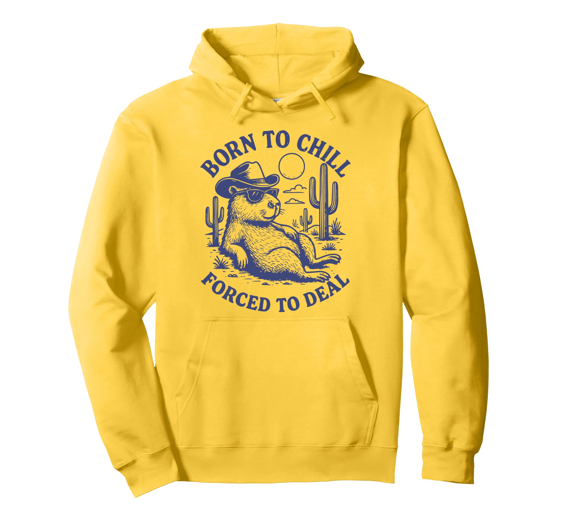 Born To Chill Forced To Deal Funny Hoodie - Minimalist Print Men Women - T-Shirt, Sweatshirt, Hoodie