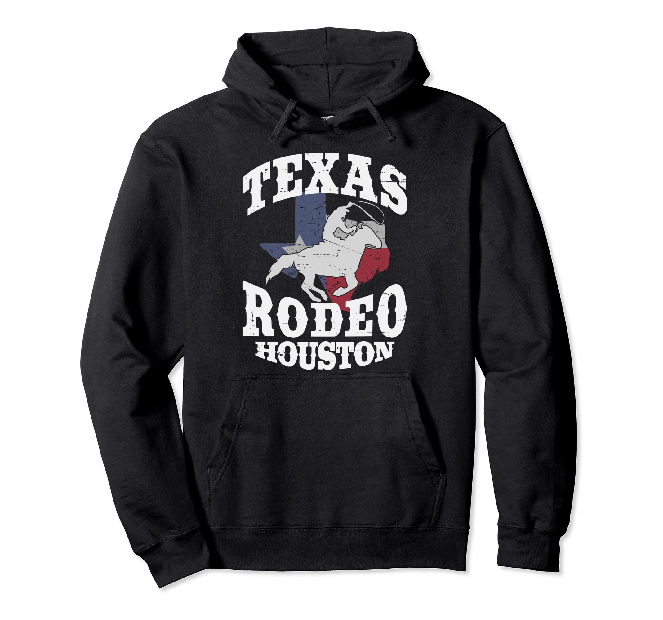 Houston Texas Rodeo Western Cowboy Gift Hoodie - Graphic Print for Adults - T-Shirt, Sweatshirt, Hoodie
