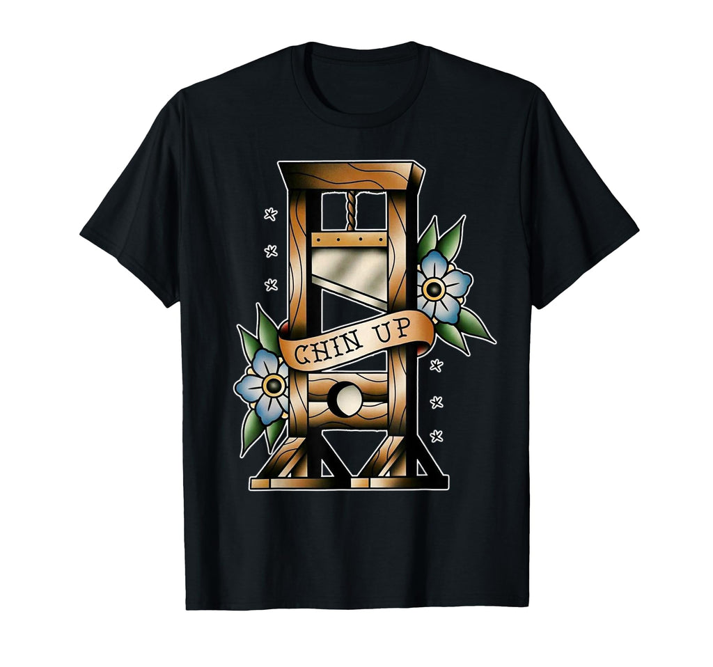 Guillotine Traditional Tattoo Flash T-Shirt - Fun Novelty Design Unisex - T-Shirt, Sweatshirt, Hoodie