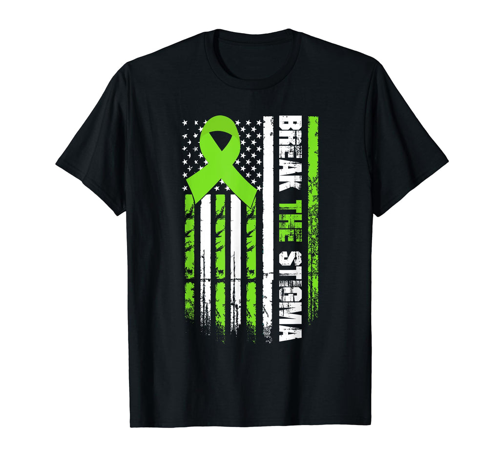 Break Stigma Mental Health T-Shirt - Casual Everyday Wear for Adults - T-Shirt, Sweatshirt, Hoodie
