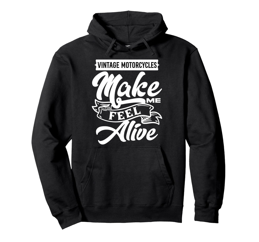 Biker Vibes Motorcycle Lovers Hoodie - Casual Everyday Wear Unisex - T-Shirt, Sweatshirt, Hoodie