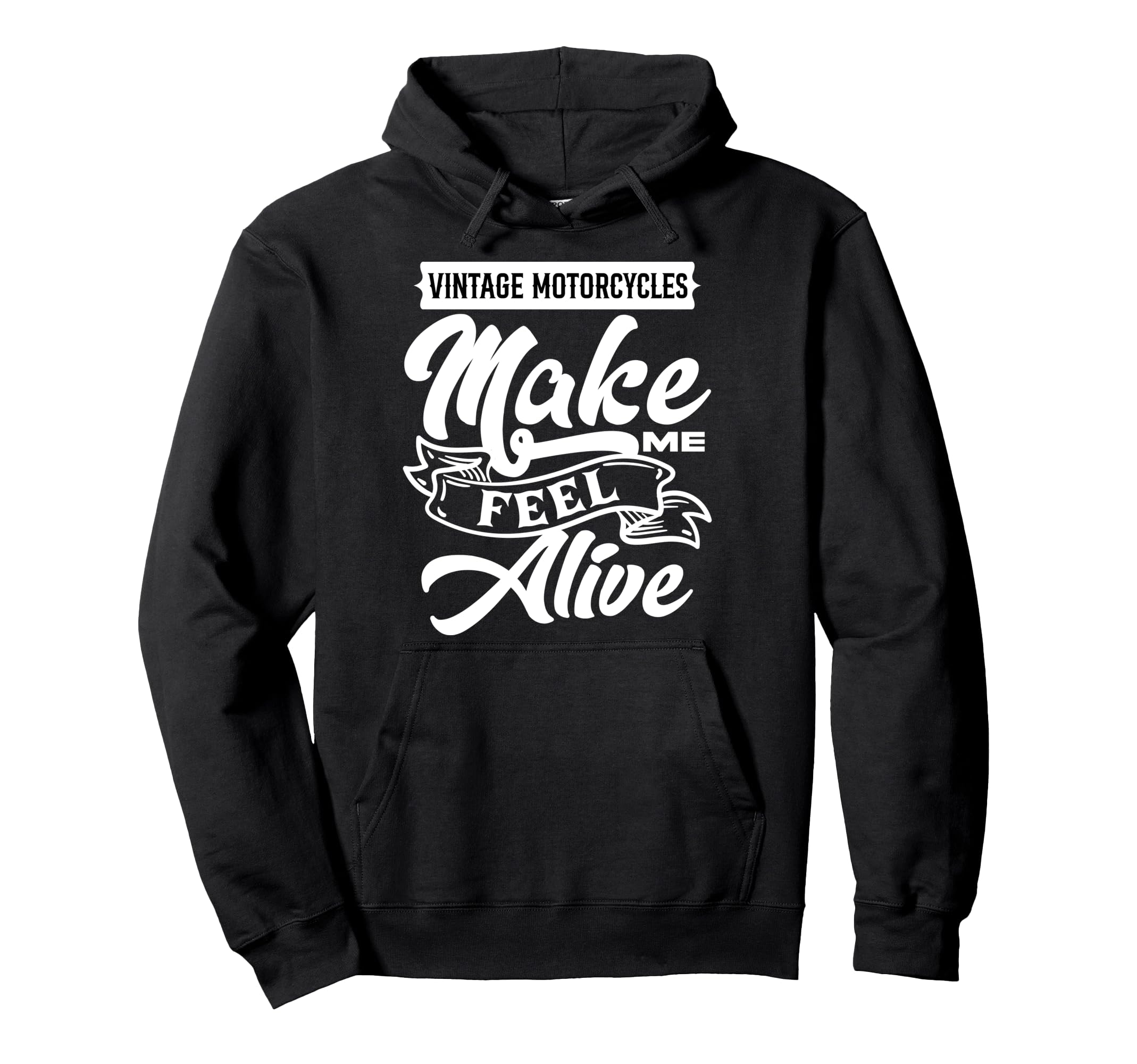 Biker Vibes Motorcycle Lovers Hoodie - Casual Everyday Wear Unisex - T-Shirt, Sweatshirt, Hoodie