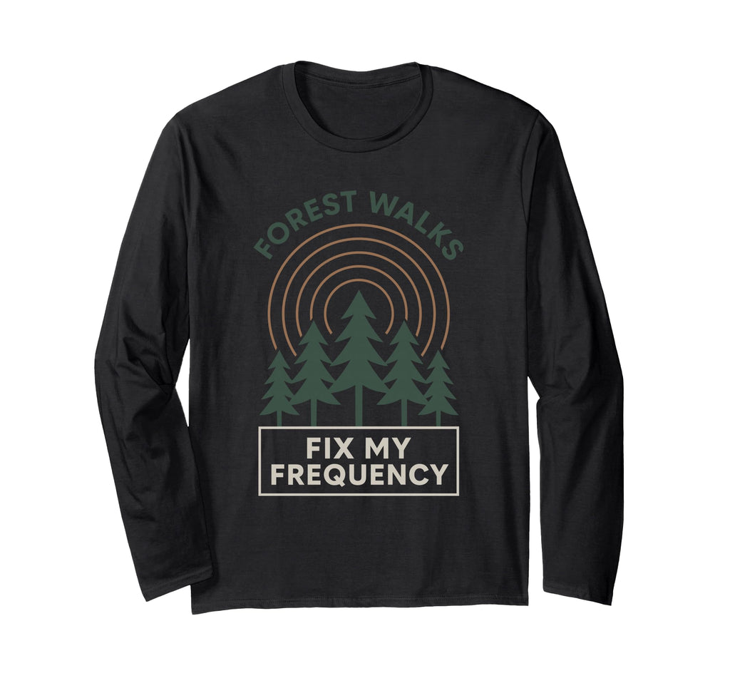 Forest Walk Overthinker Mental Reset T-Shirt - Fun Novelty Design Unisex - T-Shirt, Sweatshirt, Hoodie