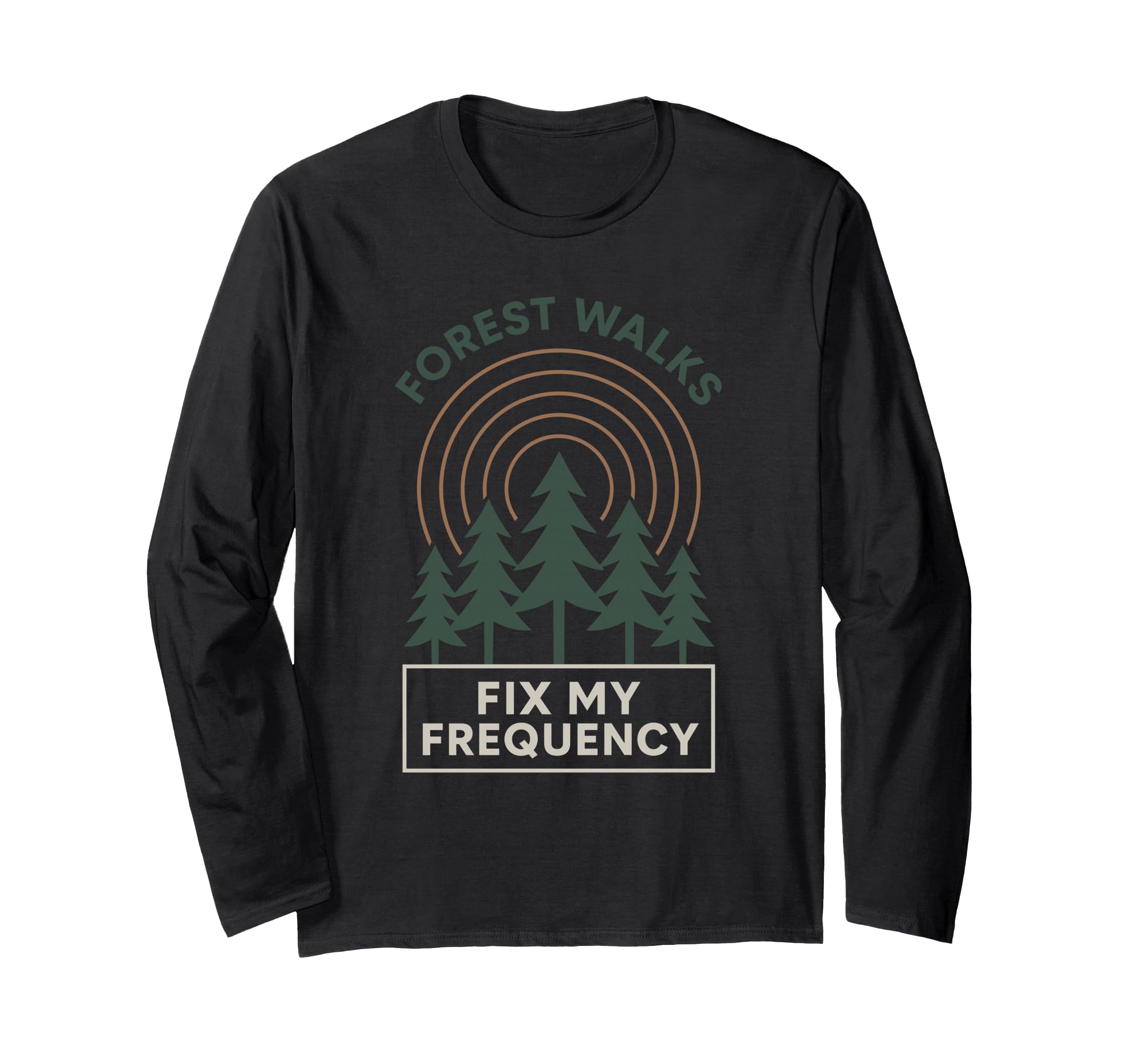 Forest Walk Overthinker Mental Reset T-Shirt - Fun Novelty Design Unisex - T-Shirt, Sweatshirt, Hoodie