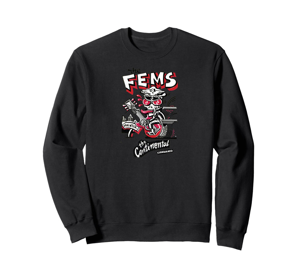 Fems Continental Gig 80S Sweatshirt - Custom Art Print Men Women - T-Shirt, Sweatshirt, Hoodie