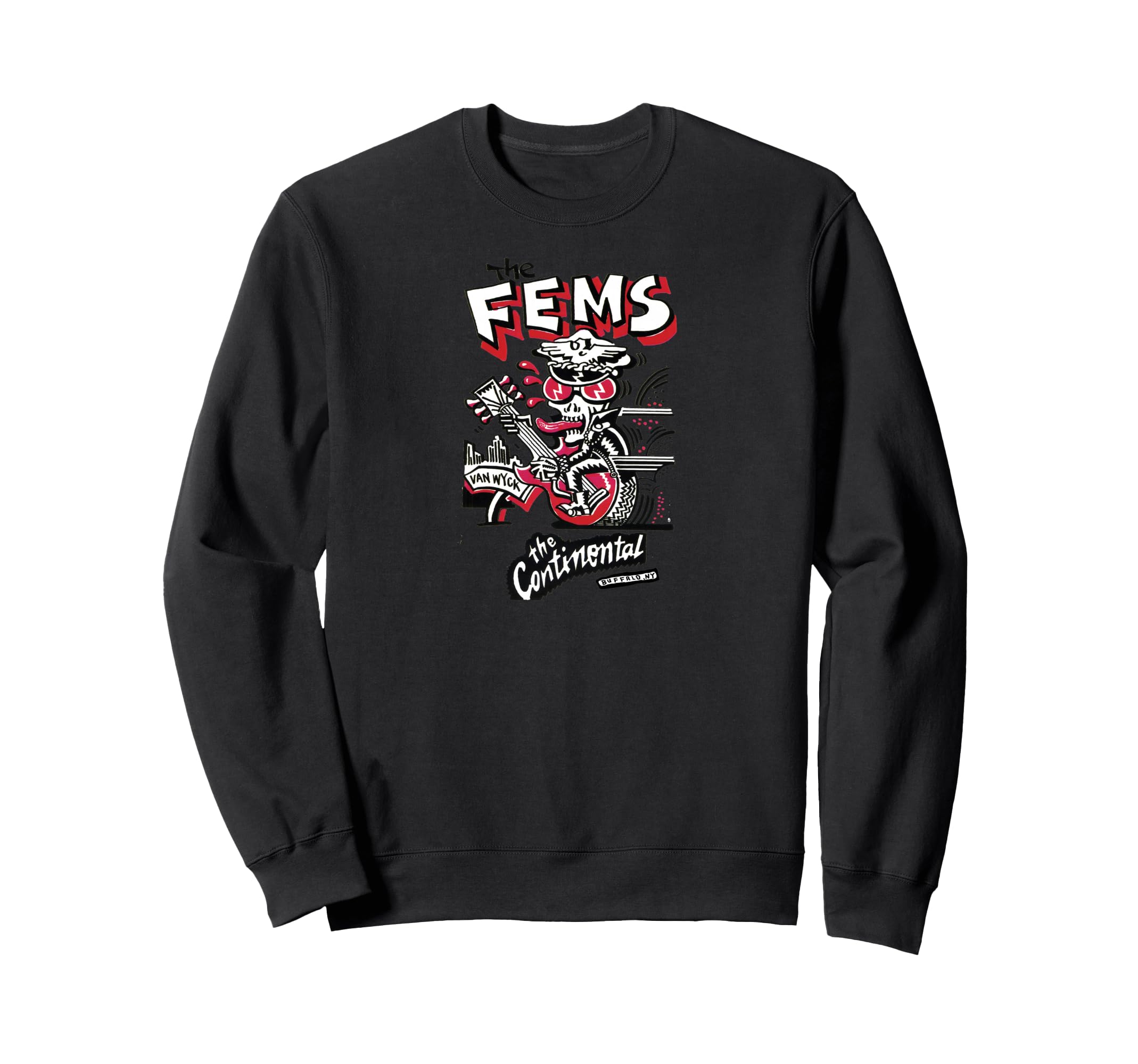 Fems Continental Gig 80S Sweatshirt - Custom Art Print Men Women - T-Shirt, Sweatshirt, Hoodie