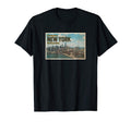 Greetings From New York Travel T-Shirt - Custom Art Print Men Women - T-Shirt, Sweatshirt, Hoodie