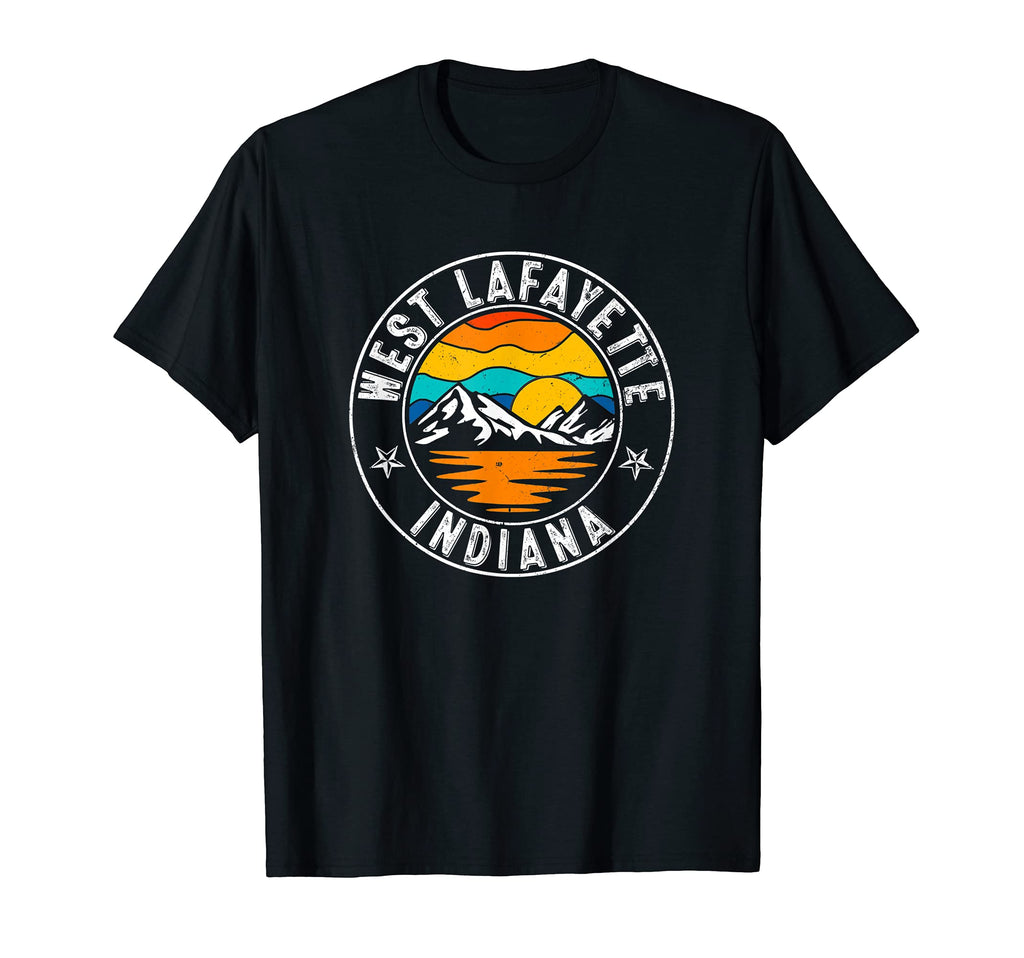 70S 80S West Lafayette Indiana T-Shirt - Casual Everyday Wear for Adults - T-Shirt, Sweatshirt, Hoodie