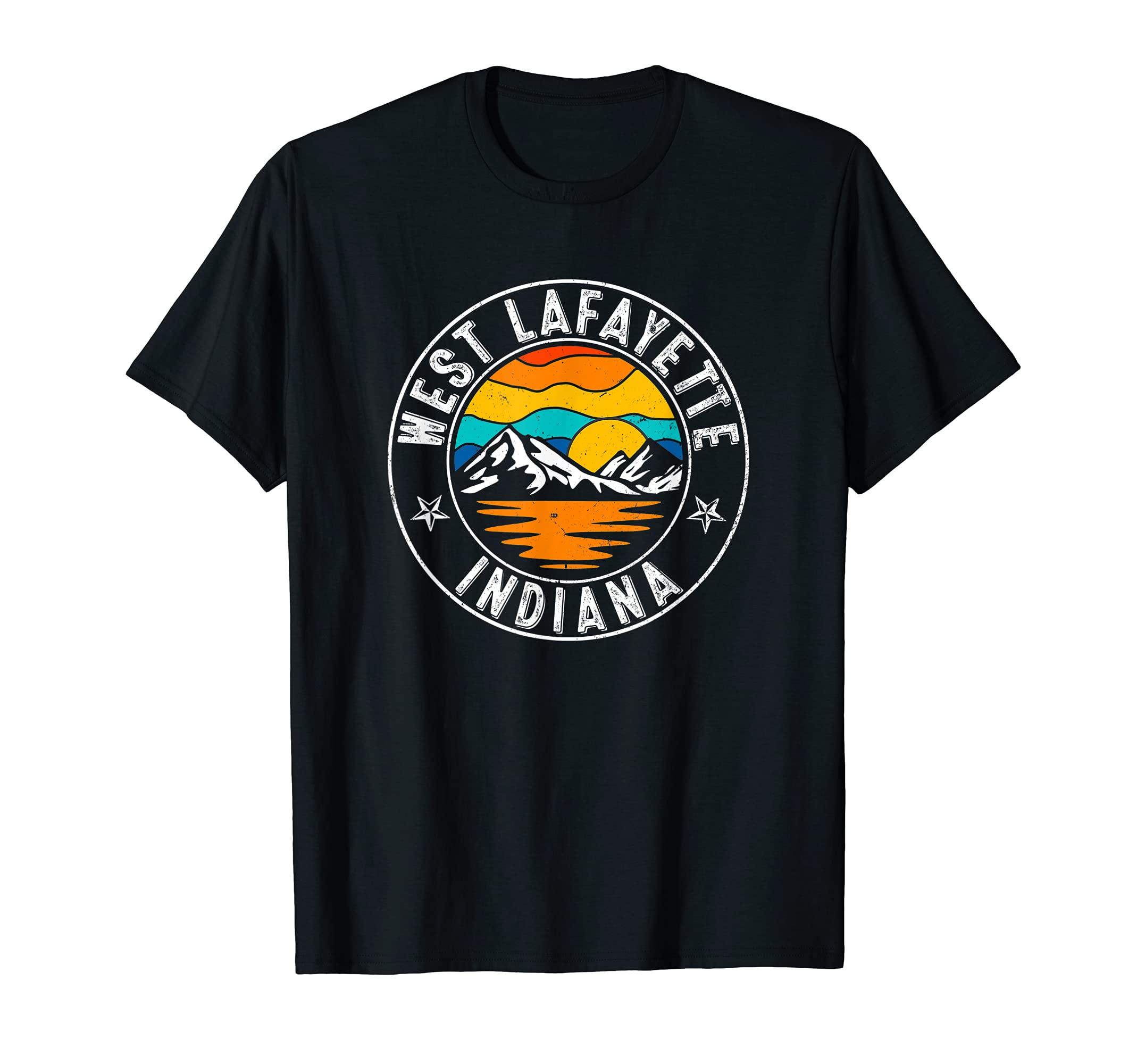 70S 80S West Lafayette Indiana T-Shirt - Casual Everyday Wear for Adults - T-Shirt, Sweatshirt, Hoodie