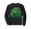 Green Ribbon Mental Health Awareness Items Hoodie - Unique Graphic Unisex - T-Shirt, Sweatshirt, Hoodie