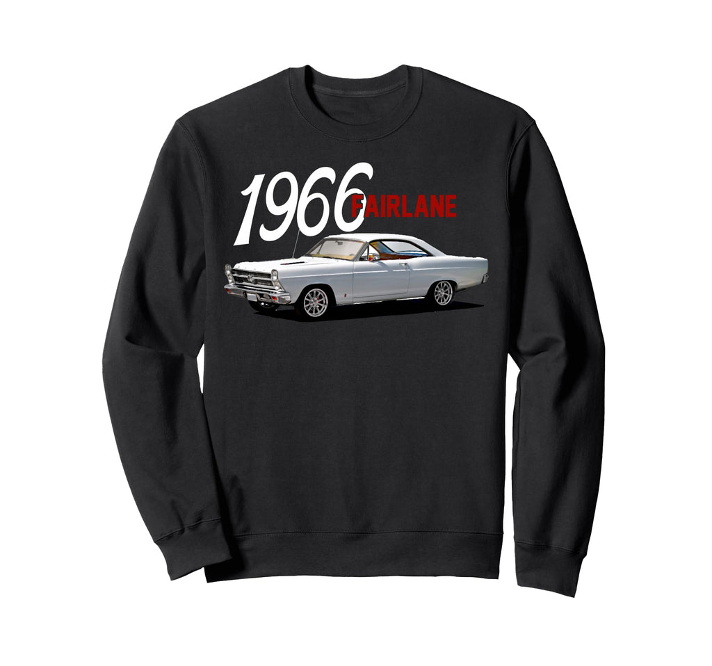 1966 66 Fairlane Car Art Sweatshirt - Custom Art Print Unisex - T-Shirt, Sweatshirt, Hoodie
