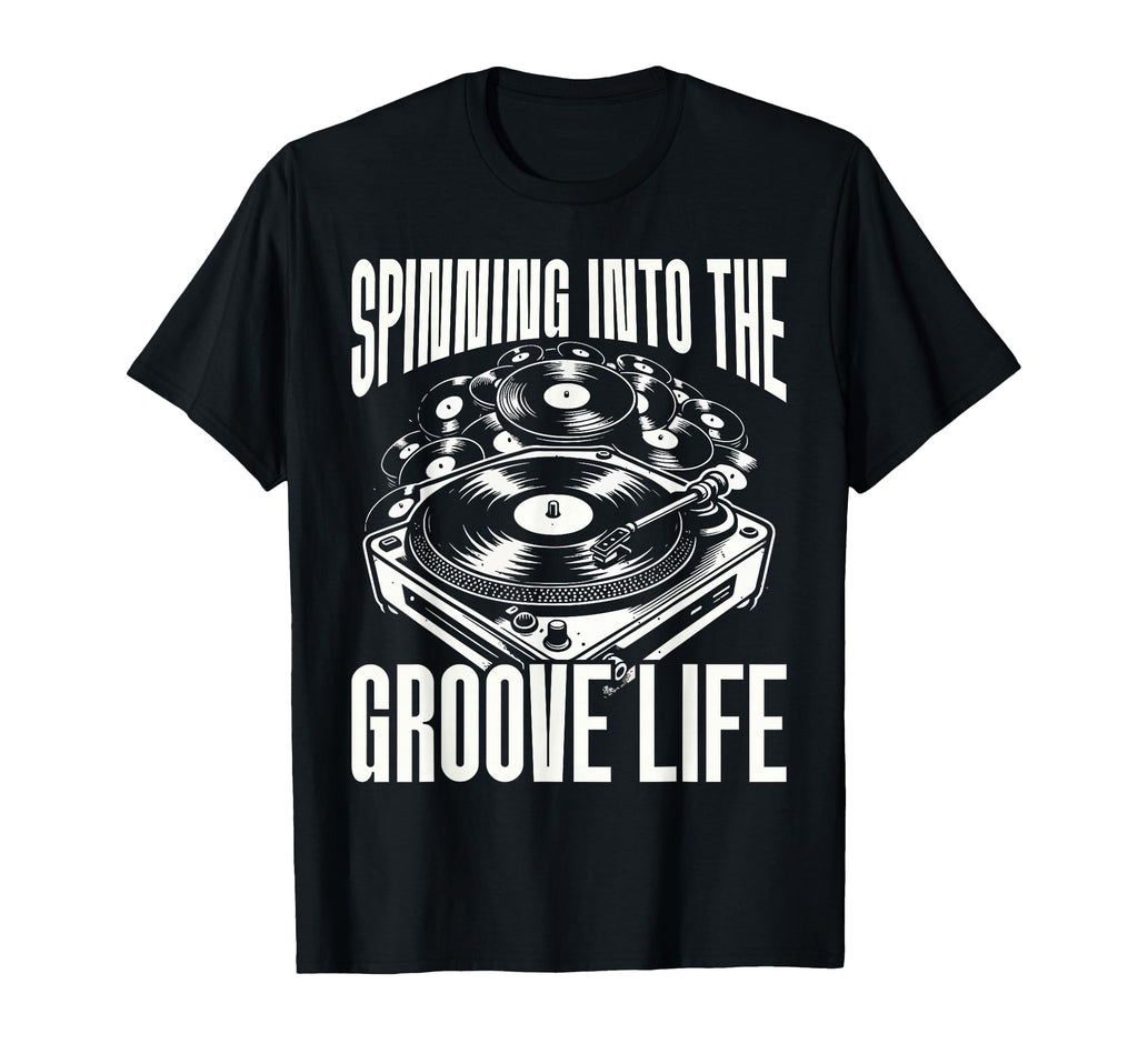 Vinyl Collecting Record Player T-Shirt - Novelty Apparel Men Women - T-Shirt, Sweatshirt, Hoodie