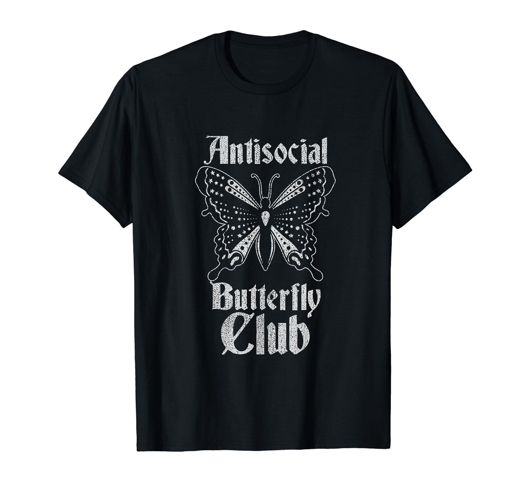 Antisocial Butterfly Club Introvert T-Shirt - Minimalist Print for Adults - T-Shirt, Sweatshirt, Hoodie