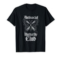 Antisocial Butterfly Club Introvert T-Shirt - Minimalist Print for Adults - T-Shirt, Sweatshirt, Hoodie