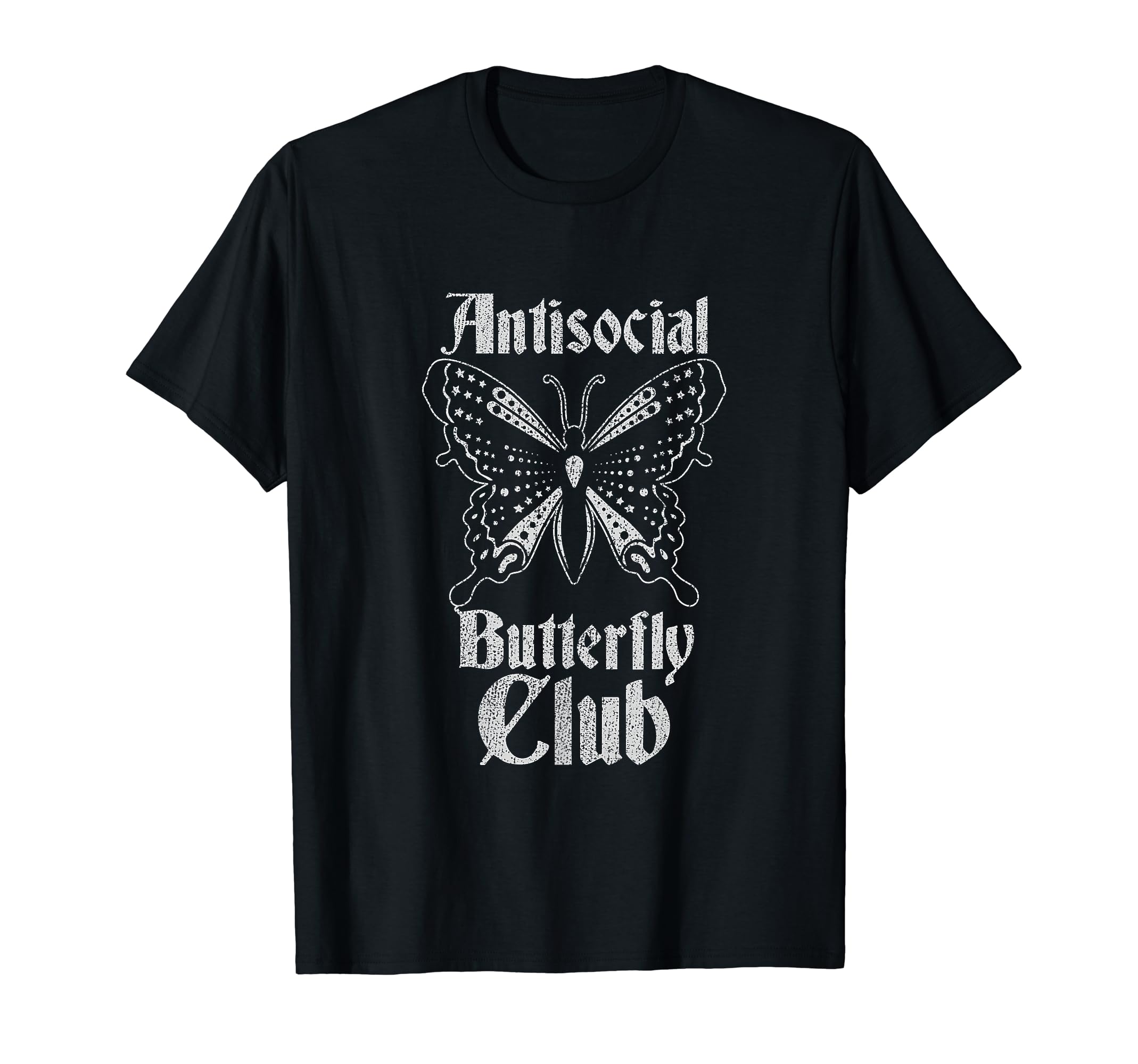 Antisocial Butterfly Club Introvert T-Shirt - Minimalist Print for Adults - T-Shirt, Sweatshirt, Hoodie