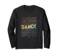 Dance Gradient Dance Layered Sweatshirt - Aesthetic Graphic Men Women - T-Shirt, Sweatshirt, Hoodie