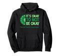 Its Okay To Not Be Okay Us Flag Hoodie - Minimalist Print for Adults - T-Shirt, Sweatshirt, Hoodie