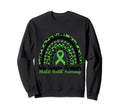 Rainbow May I Wear Green Mental Health Sweatshirt - Unique Graphic Unisex - T-Shirt, Sweatshirt, Hoodie