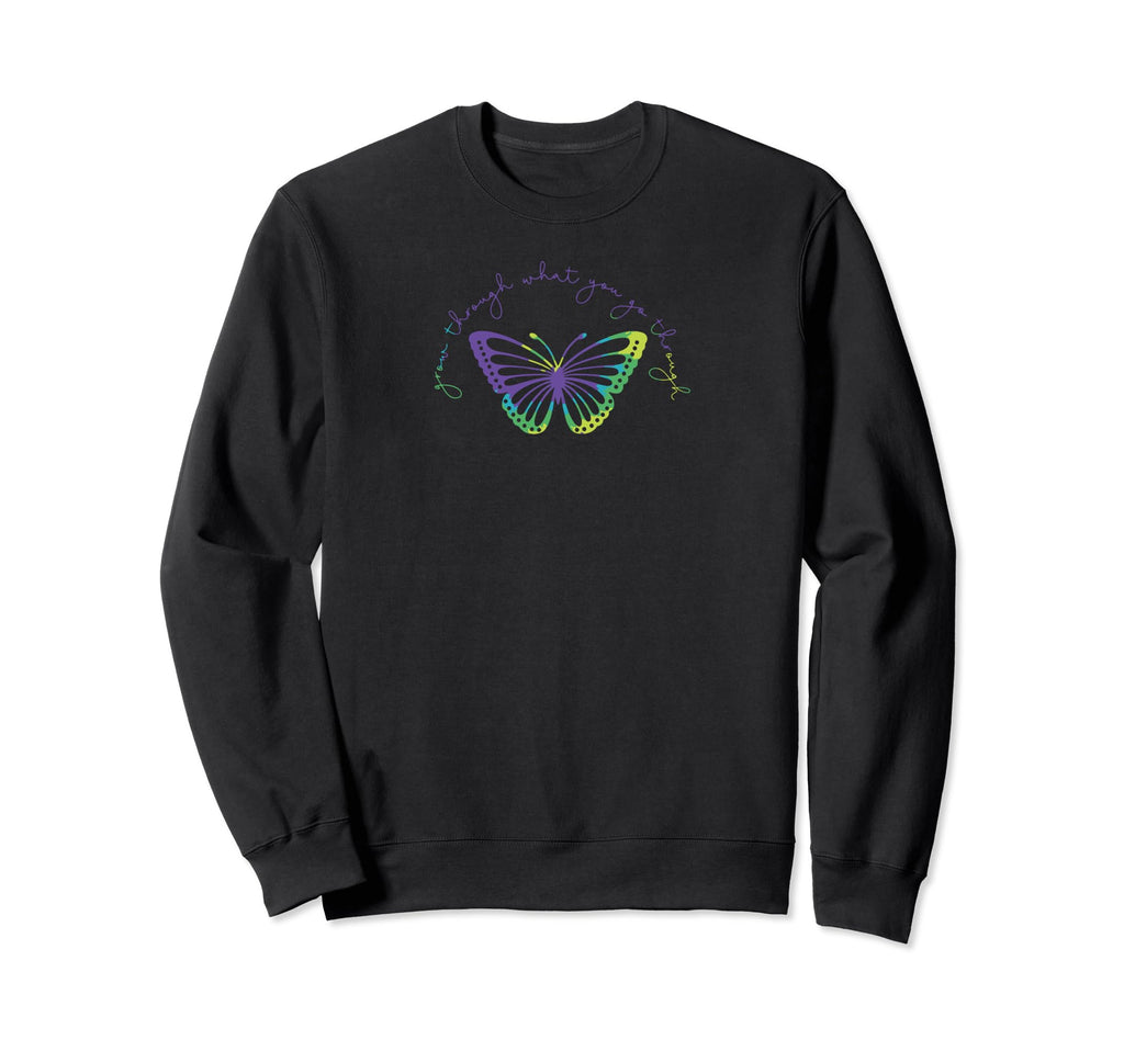 Grow Through What You Go Through Sweatshirt - Unique Graphic Men Women - T-Shirt, Sweatshirt, Hoodie