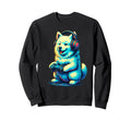 Samoyed Gamer Gaming Dog Lover Sweatshirt - Unique Graphic for Adults - T-Shirt, Sweatshirt, Hoodie