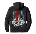 Dirt Track Racing Car Driver Biker Usa Hoodie - Unique Graphic Unisex - T-Shirt, Sweatshirt, Hoodie