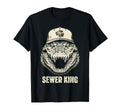 Sewer King Alligator Florida Louisiana T-Shirt - Graphic Print for Adults - T-Shirt, Sweatshirt, Hoodie