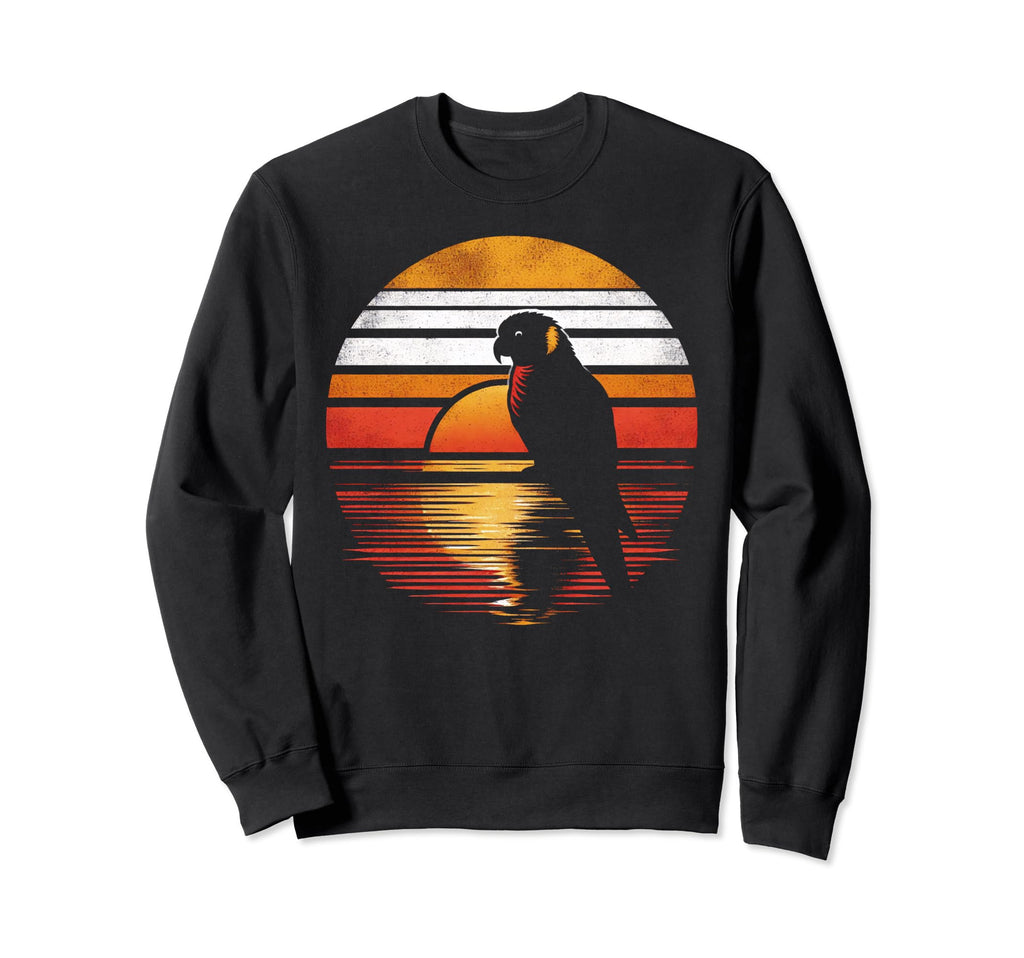 Lorikeet Bird Sunset Safari 70S Sweatshirt - Graphic Print for Adults - T-Shirt, Sweatshirt, Hoodie