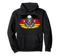 Germany Patriotic Motorcycle Skull Biker Hoodie - Unique Graphic Men Women - T-Shirt, Sweatshirt, Hoodie