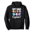 Crystal Healing Sage Crystal Reiki Hoodie - Custom Art Print for Adults - T-Shirt, Sweatshirt, Hoodie