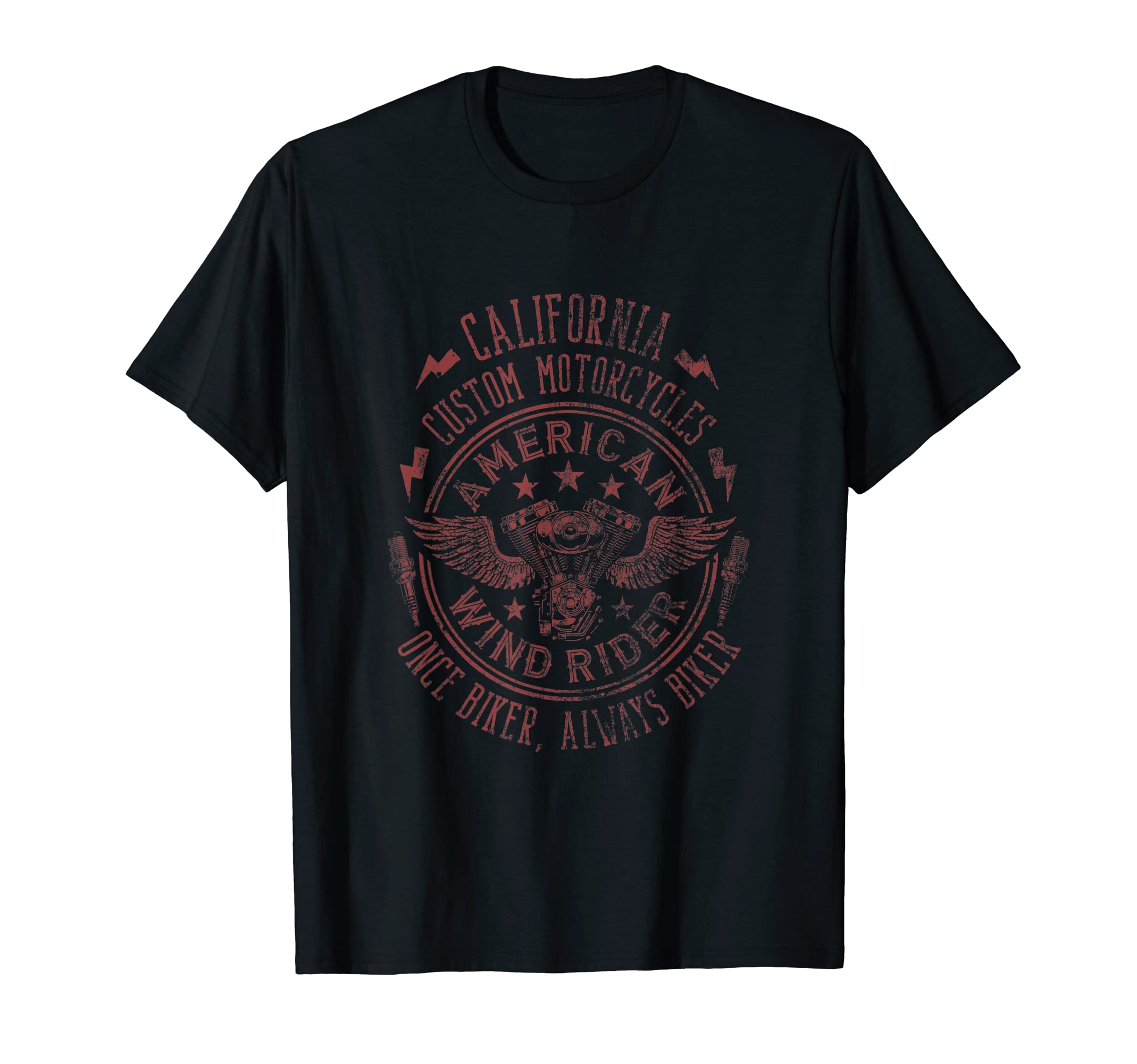 American Custom Motorcycles T-Shirt - Fun Novelty Design for Adults - T-Shirt, Sweatshirt, Hoodie