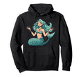 Meditation Mermaid Yoga Pose Hoodie - Casual Everyday Wear for Adults - T-Shirt, Sweatshirt, Hoodie