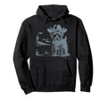 Ufo Cowboy Yorkshire Terrier 90S Hoodie - Minimalist Print for Adults - T-Shirt, Sweatshirt, Hoodie
