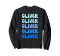 Oliver Name Stack Sweatshirt - Minimalist Print for Adults - T-Shirt, Sweatshirt, Hoodie