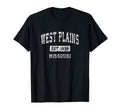 West Plains Missouri Mo Sports T-Shirt - Minimalist Print Men Women - T-Shirt, Sweatshirt, Hoodie