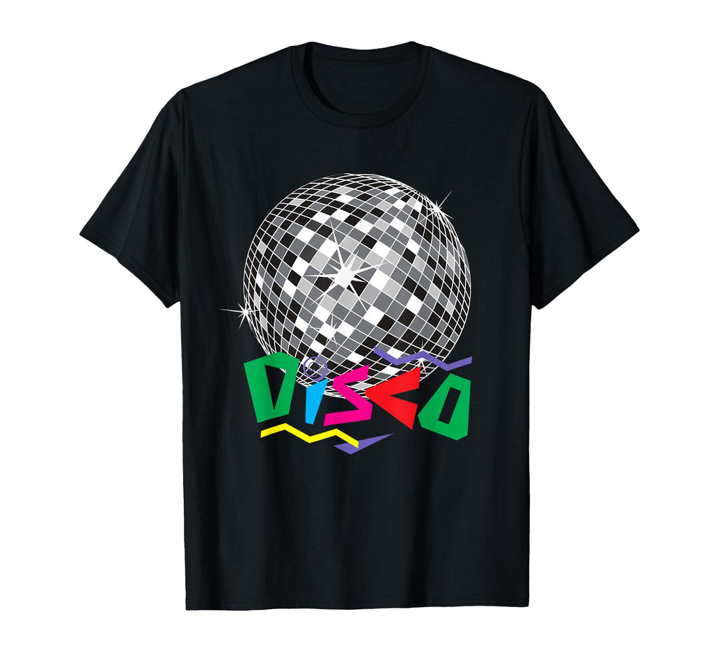 Disco Ball Music Dancing 70S 80S T-Shirt - Custom Art Print for Adults - T-Shirt, Sweatshirt, Hoodie