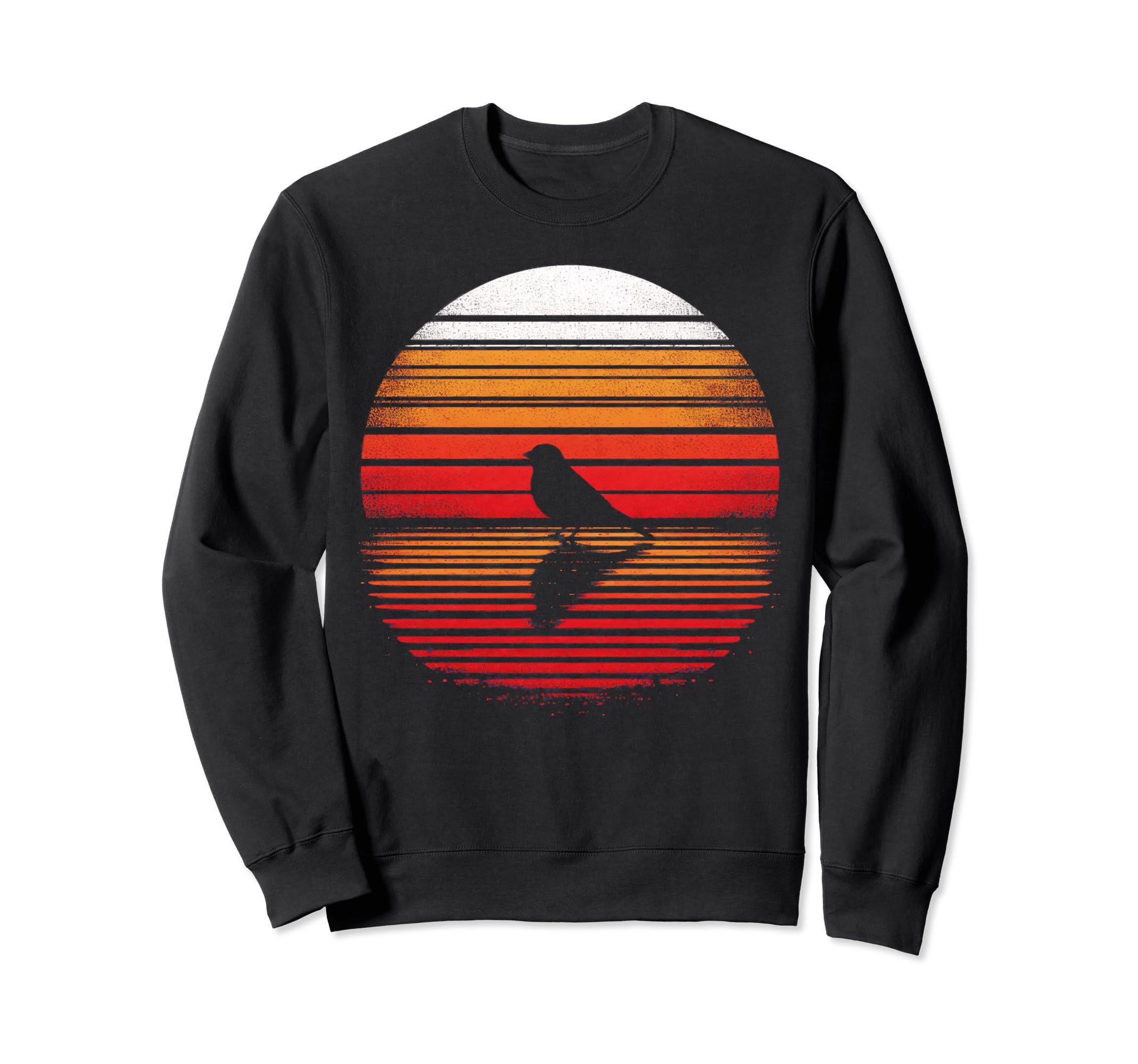 Finch Bird Sunset Safari 70S Sweatshirt - Graphic Print Unisex - T-Shirt, Sweatshirt, Hoodie